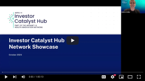 YouTube preview of Investor Catalyst Hub Virtual Network Showcase, October 17, 2024.